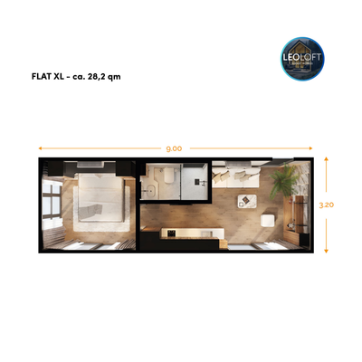 FLAT XL - ca. 28,2 qm