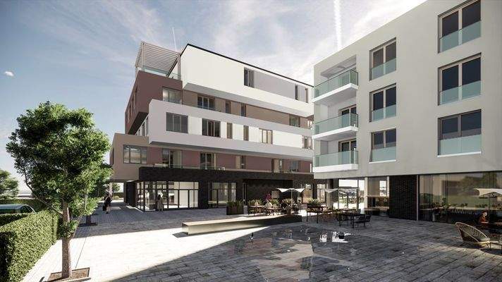 Eingang Richt6ung Quartiersplatz