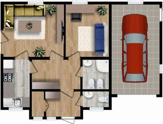 Grundriss  Tiny House