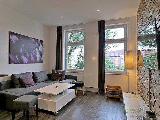 Blick ins Wohnzimmer