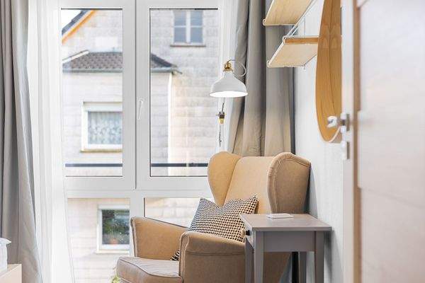 Gemütliche Schlafzimmer-Ecke