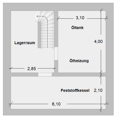 Grundriss Kellergeschoss