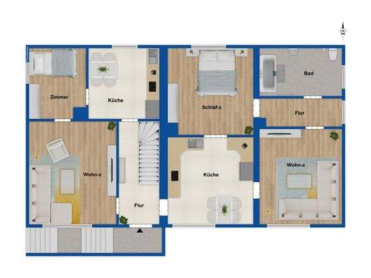 Grundriss - Obergeschoss