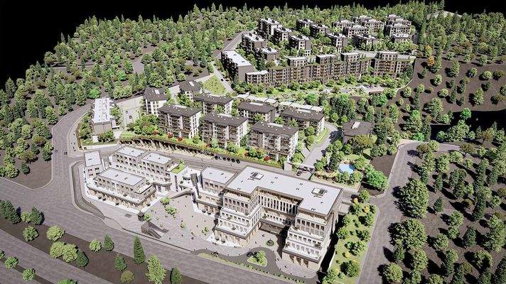 Apartments in a Developed Complex near Metro in İstanbul Pendik