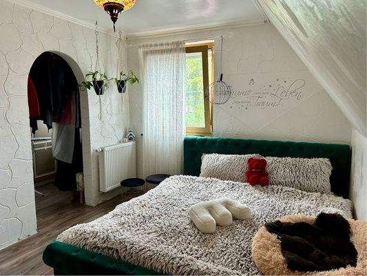 Schlafen mit begehbarer Ankleide