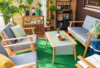 Wintergarten KI-bearbeitet