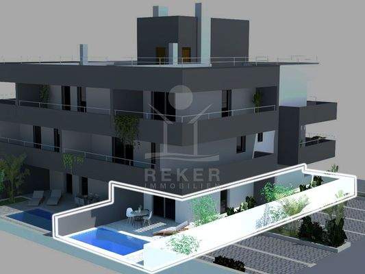 Moderne Neubauwohnung nur 100 Meter vom Meer entfernt