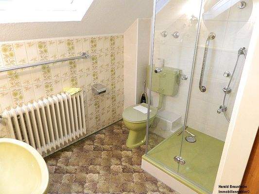 Tageslichtbad im Dachgeschoß