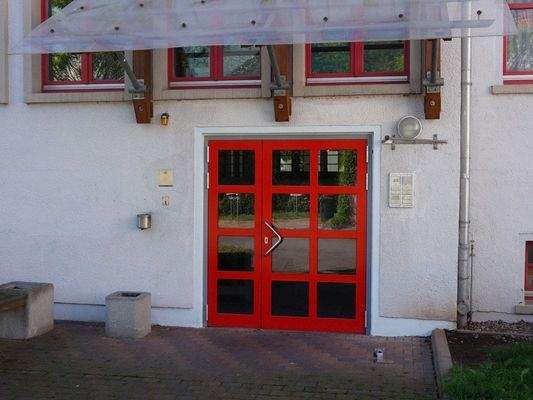 Hauseingang hofseitig