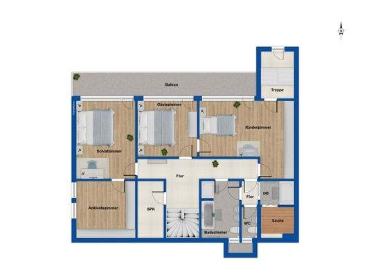 Grundriss 1. Untergeschoss