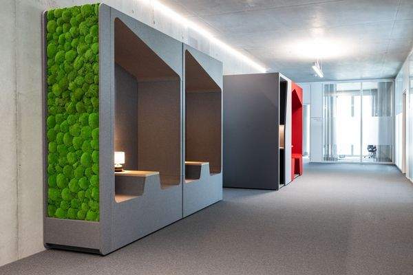 Schalldämmende Cubes