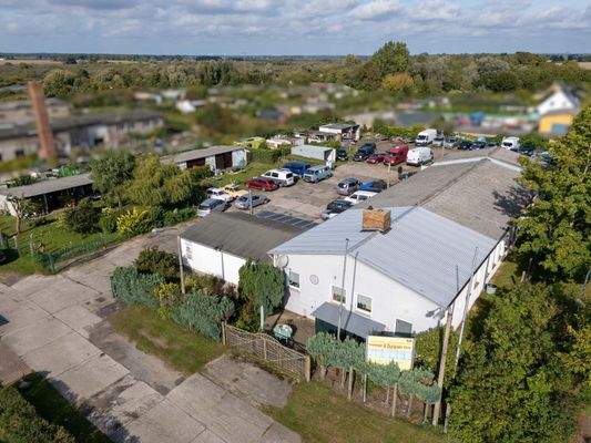 Luftaufnahme Blick auf Wohnhaus