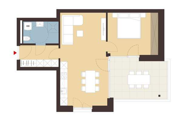 Riedergasse, Bregenz-Grundriss Whg 08