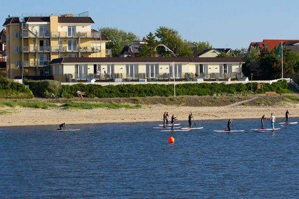 Die Strandresidenz vom Wasser