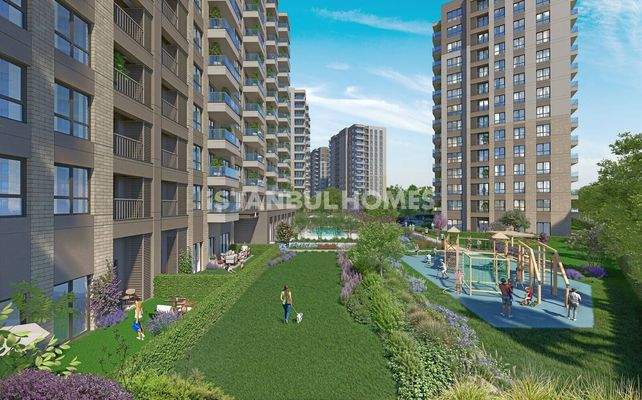Flats with Sea and Princes' Islands Views in Maltepe