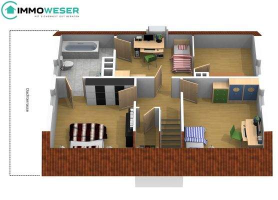 37 Grundriss OG - animiert - Grundriss ähnlich, dient nur der Illustration