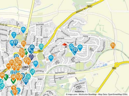 Geolyzer Kartenausschnitt