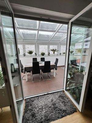 Blick in Wintergarten