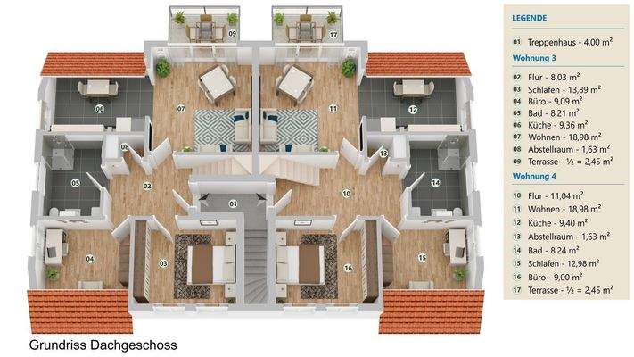 Grundriss Dachgeschoss