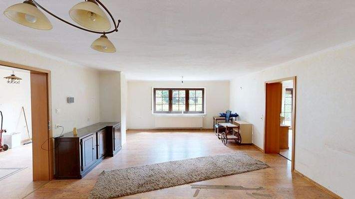 Wohnzimmer Betreiberwohnung Kellergeschoss