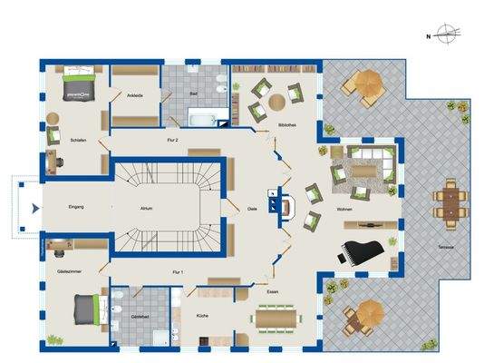 Grundriss Erdgeschoss