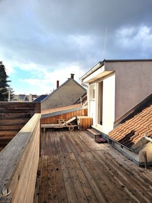 Sonnige Terrasse