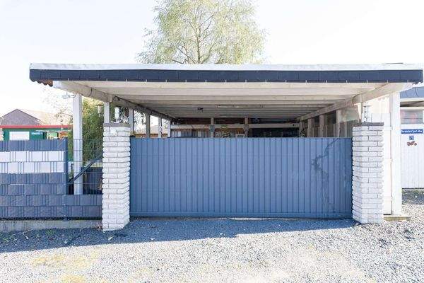 Doppelcarport Außenansicht