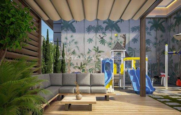 Apartments in a Complex 500 M from the Sea in Alanya Mahmutlar