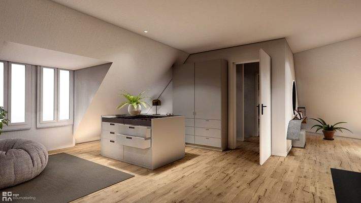 Schlafzimmer Dachgeschoss