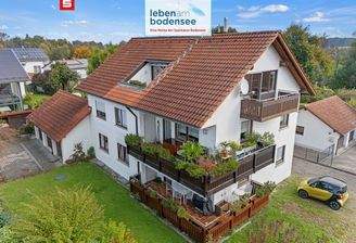 Ansicht Hausrückseite mit Balkonen