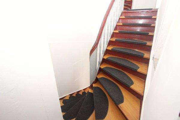 Treppe hoch ...