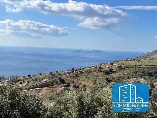 Südkreta - Melambes: Grundstück mit Baugenehmigung
