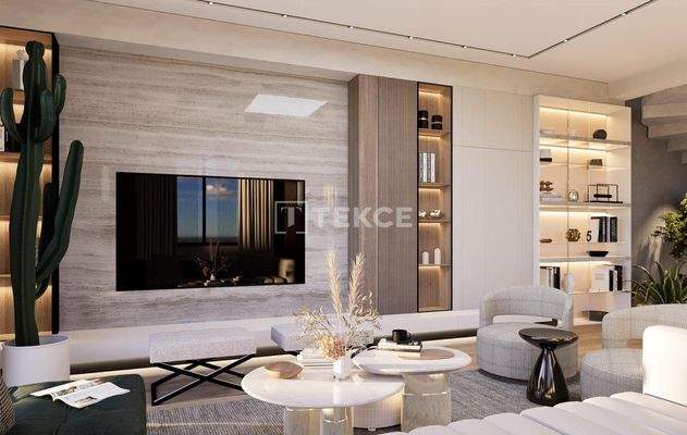 Houses in Complex Close to Forest in Antalya Duzlercami