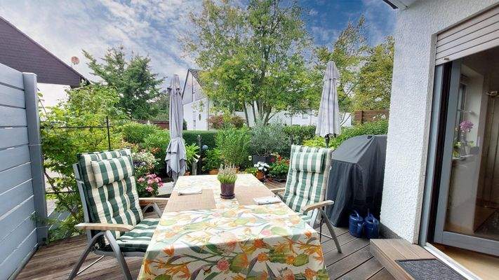 Blick von der Terrasse