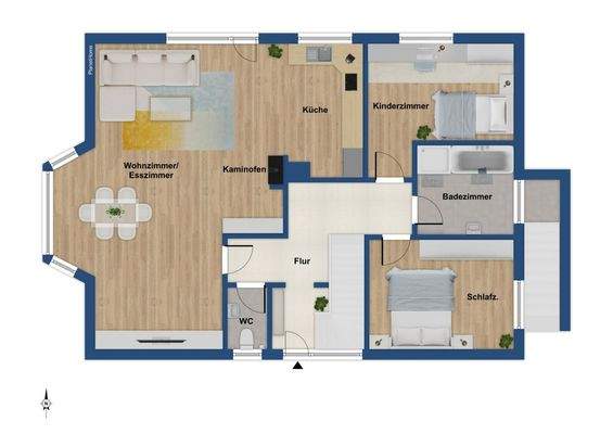 Grundriss Erdgeschoss