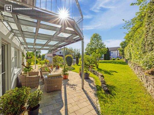 Überdachte Terrasse