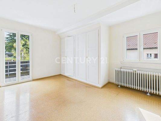 Schlafzimmer mit Balkon