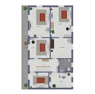 Wohnhaus ALT - Obergeschoss