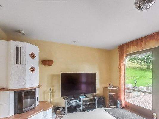 Wohnbereich mit Kamin