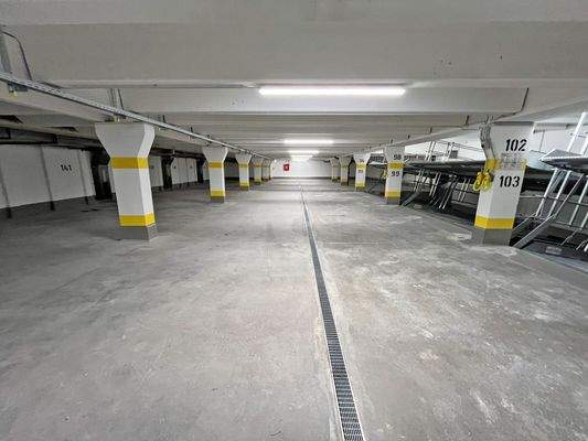 Ansicht der Tiefgarage