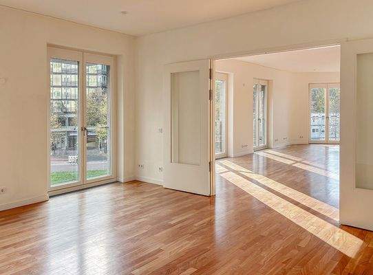 Blick von Zimmer 2 zu Zimmer 3