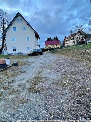 Blick 2 Zufahrt Bauplatz