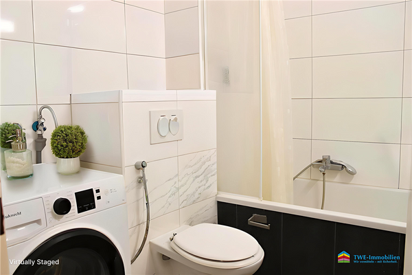 Badezimmer Virtual Staging