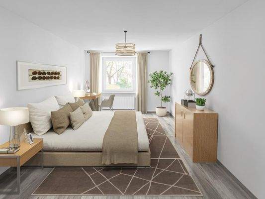 Beispielhafte Möblierung