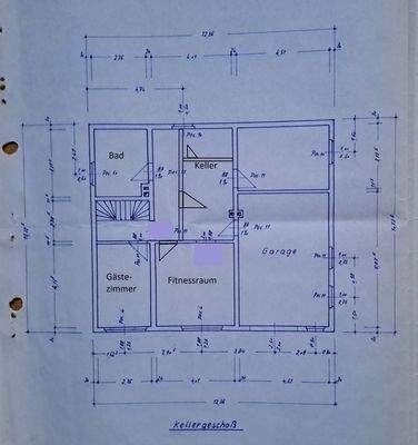 Grundriss Untergeschoss