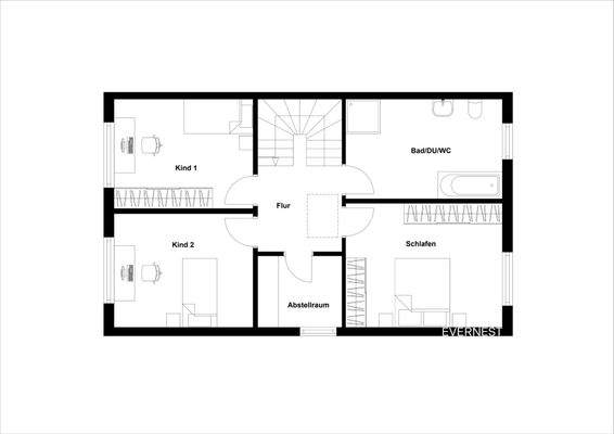 1. Obergeschoss + Abstellraum
