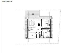 Grundriss WE 4, Dachgeschoss