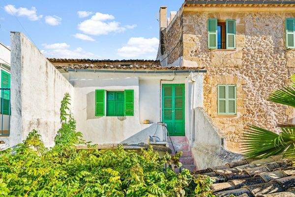 Ansicht auf die Rückseite des Hauses