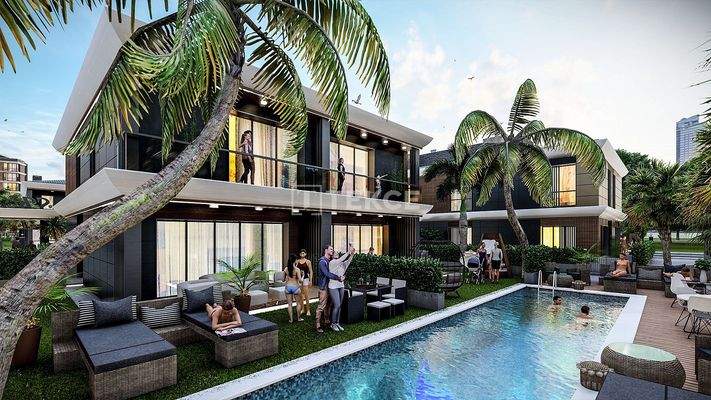 4-Bedroom Villas with Pool in Antalya Muratpaşa