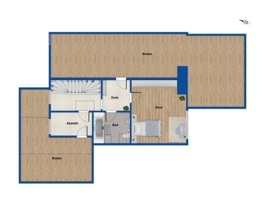 Grundriss Obergeschoss